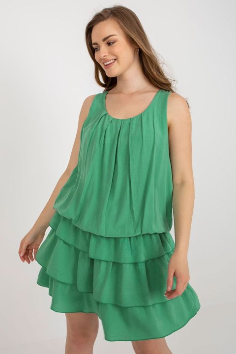 Sukienka Model TW-SK-BI-8139.44 Green - Och Bella Och Bella Sukienka Model TW-SK-BI-8139.44 Green - Och Bella Och Bella