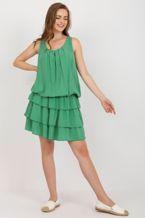 Sukienka Model TW-SK-BI-8139.44 Green - Och Bella Och Bella Sukienka Model TW-SK-BI-8139.44 Green - Och Bella Och Bella