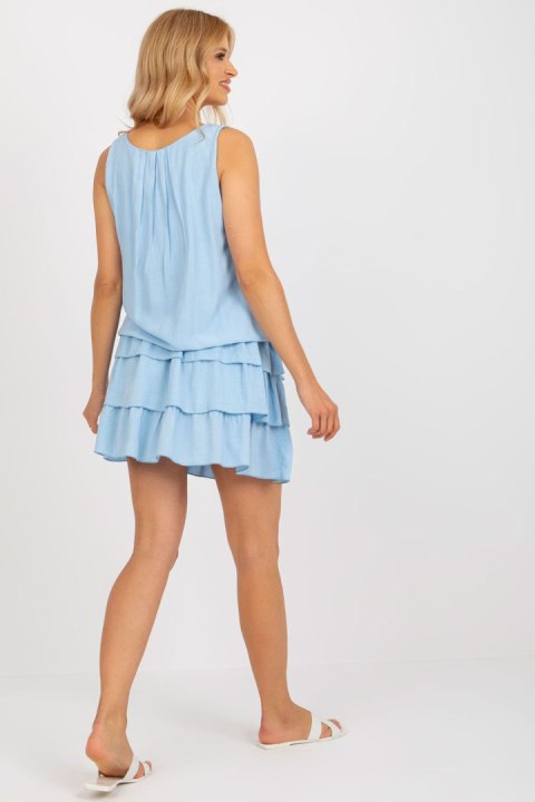 Sukienka Model TW-SK-BI-8139.44 Light Blue - Och Bella Och Bella Sukienka Model TW-SK-BI-8139.44 Light Blue - Och Bella Och Bella
