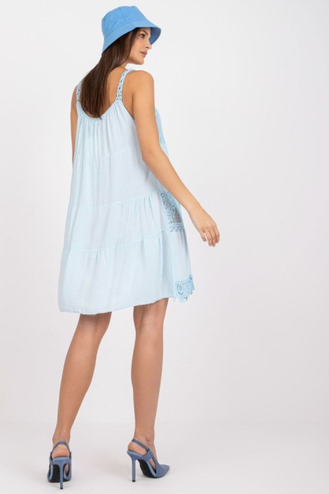Sukienka Model TW-SK-BI-81593.28 Light Blue - Och Bella Och Bella Sukienka Model TW-SK-BI-81593.28 Light Blue - Och Bella Och Bella