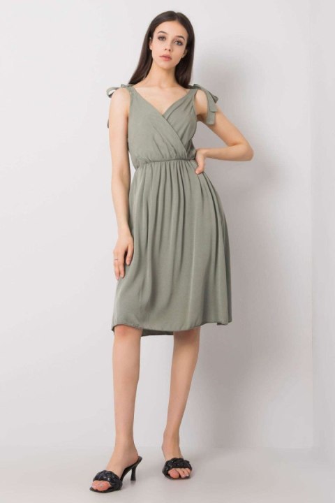 Sukienka Model TW-SK-BI-81843.99 Khaki - Och Bella Och Bella Sukienka Model TW-SK-BI-81843.99 Khaki - Och Bella Och Bella