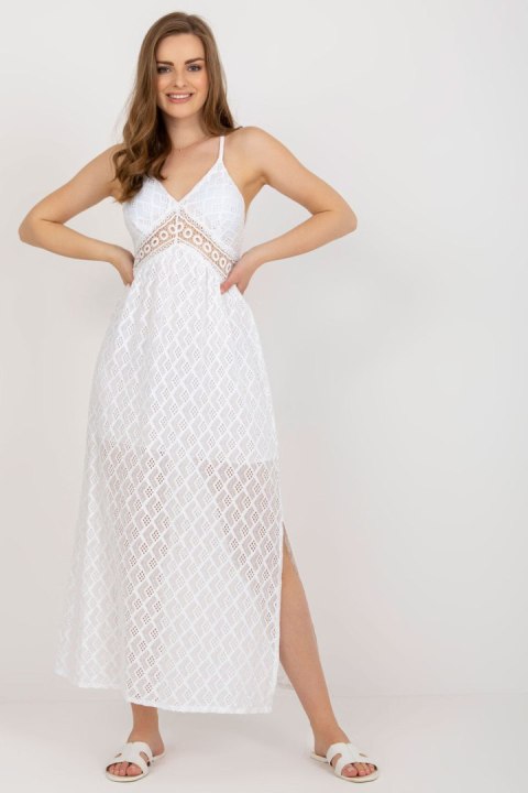 Sukienka Model TW-SK-BI-8676.22 White - Och Bella Och Bella Sukienka Model TW-SK-BI-8676.22 White - Och Bella Och Bella