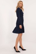 Sukienka Model TW-SK-BI-CB3331.88 Navy - Och Bella Och Bella Sukienka Model TW-SK-BI-CB3331.88 Navy - Och Bella Och Bella