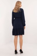 Sukienka Model TW-SK-BI-CB3331.88 Navy - Och Bella Och Bella Sukienka Model TW-SK-BI-CB3331.88 Navy - Och Bella Och Bella