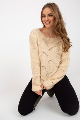 Sweter Damski Model TW-SW-BI-9030.08 Beige - Och Bella Och Bella