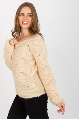 Sweter Damski Model TW-SW-BI-9030.08 Beige - Och Bella Och Bella