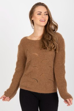 Sweter Damski Model TW-SW-BI-9030.08 Brown - Och Bella Och Bella
