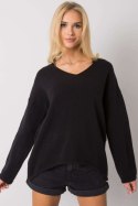 Sweter Damski Model TW-SW-BI-9802.25X Black - Och Bella Och Bella Sweter Damski Model TW-SW-BI-9802.25X Black - Och Bella Och Bella