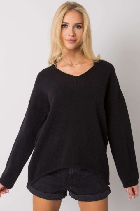 Sweter Damski Model TW-SW-BI-9802.25X Black - Och Bella Och Bella Sweter Damski Model TW-SW-BI-9802.25X Black - Och Bella Och Bella