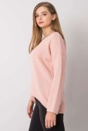 Sweter Damski Model TW-SW-BI-9802.25X Light Pink - Och Bella Och Bella Sweter Damski Model TW-SW-BI-9802.25X Light Pink - Och Bella Och Bella