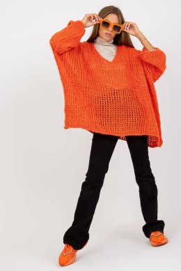 Sweter Damski Model TW-SW-BI-M2200.27 Orange - Och Bella Och Bella