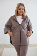 Bluza Damska Model M412/2 Cacao - La Aurora La Aurora Bluza Damska Model M412/2 Cacao - La Aurora La Aurora
