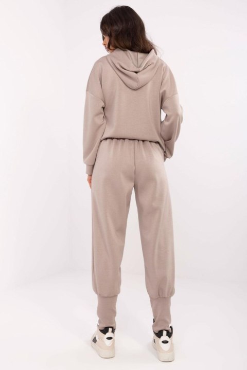 Spodnie Dresowe Model MI-SP-61700.80P Dark Beige - Italy Moda Italy Moda Spodnie Dresowe Model MI-SP-61700.80P Dark Beige - Italy Moda Italy Moda