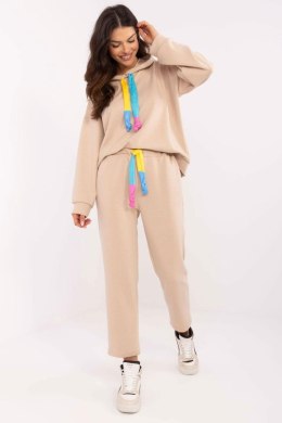 Spodnie Komplet Model DHJ-KMPL-20335.44 Beige - Italy Moda Italy Moda