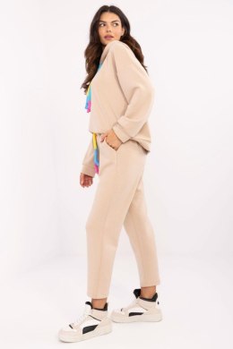 Spodnie Komplet Model DHJ-KMPL-20335.44 Beige - Italy Moda Italy Moda