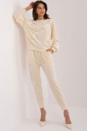 Spodnie Komplet Model DHJ-KMPL-8850.68 Ecru - Italy Moda Italy Moda Spodnie Komplet Model DHJ-KMPL-8850.68 Ecru - Italy Moda Italy Moda
