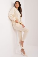 Spodnie Komplet Model DHJ-KMPL-8850.68 Ecru - Italy Moda Italy Moda Spodnie Komplet Model DHJ-KMPL-8850.68 Ecru - Italy Moda Italy Moda