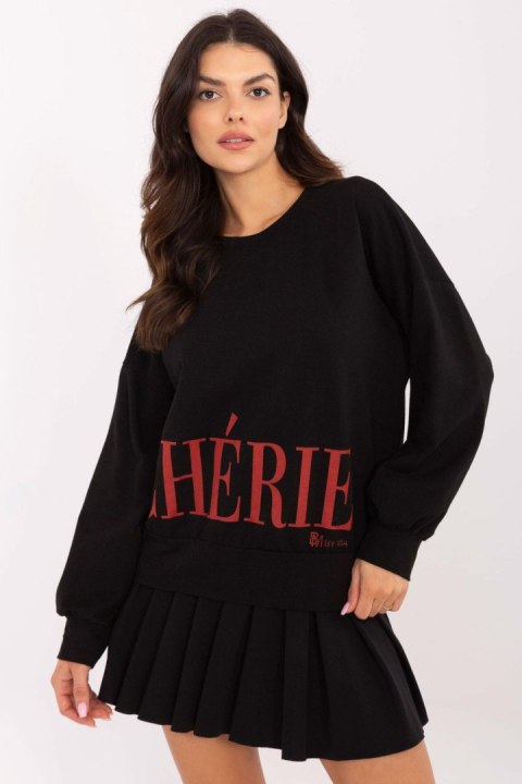 Bluza Damska Model MI-BZ-M741.24 Black - Italy Moda Italy Moda Bluza Damska Model MI-BZ-M741.24 Black - Italy Moda Italy Moda