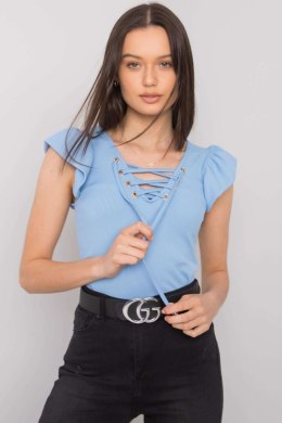 Bluzka Model DHJ-BZ-13301.34P Light Blue - Italy Moda Hurtownia odzieży on-line, moda damska, bielizna i obuwie dla kobiet - Mat Italy Moda