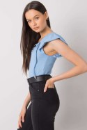 Bluzka Model DHJ-BZ-13301.34P Light Blue - Italy Moda Hurtownia odzieży on-line, moda damska, bielizna i obuwie dla kobiet - Mat Italy Moda Bluzka Model DHJ-BZ-13301.34P Light Blue - Italy Moda Hurtownia odzieży on-line, moda damska, bielizna i obuwie dla kobiet - Mat Italy Moda