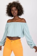 Bluzka Model DHJ-BZ-6816.57 Mint - Italy Moda Italy Moda Bluzka Model DHJ-BZ-6816.57 Mint - Italy Moda Italy Moda
