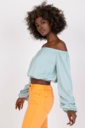 Bluzka Model DHJ-BZ-6816.57 Mint - Italy Moda Italy Moda Bluzka Model DHJ-BZ-6816.57 Mint - Italy Moda Italy Moda