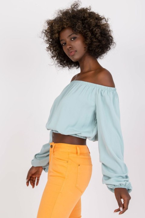 Bluzka Model DHJ-BZ-6816.57 Mint - Italy Moda Italy Moda Bluzka Model DHJ-BZ-6816.57 Mint - Italy Moda Italy Moda