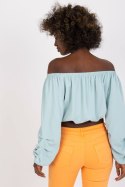 Bluzka Model DHJ-BZ-6816.57 Mint - Italy Moda Italy Moda Bluzka Model DHJ-BZ-6816.57 Mint - Italy Moda Italy Moda