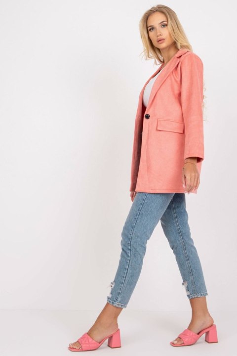 Marynarka Model DHJ-MA-15286.88 Brzoskwinia - Italy Moda Italy Moda Marynarka Model DHJ-MA-15286.88 Brzoskwinia - Italy Moda Italy Moda
