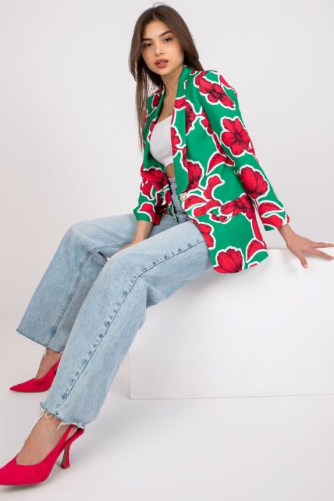 Marynarka Model DHJ-MA-15621-2.25X Green/Pink - Italy Moda Italy Moda Marynarka Model DHJ-MA-15621-2.25X Green/Pink - Italy Moda Italy Moda
