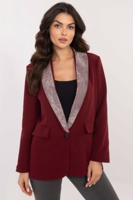 Marynarka Model DHJ-MA-19926.85P Bordo - Italy Moda Italy Moda