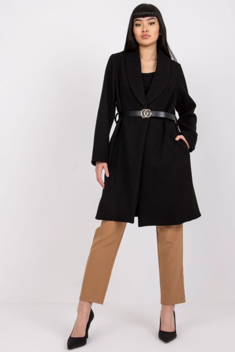 Płaszcz Damski Model DHJ-PL-2861.91 Black - Italy Moda Hurtownia odzieży on-line, moda damska, bielizna i obuwie dla kobiet - Ma Italy Moda