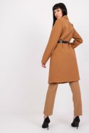 Płaszcz Damski Model DHJ-PL-2861.91 Camel - Italy Moda Italy Moda Płaszcz Damski Model DHJ-PL-2861.91 Camel - Italy Moda Italy Moda