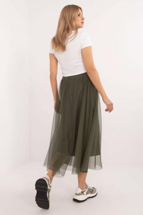 Spódnica Model DHJ-SD-19568.13X Khaki - Italy Moda Italy Moda Spódnica Model DHJ-SD-19568.13X Khaki - Italy Moda Italy Moda