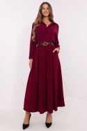 Spódnica Model DHJ-SD-19720-1.32 Bordo - Italy Moda Italy Moda Spódnica Model DHJ-SD-19720-1.32 Bordo - Italy Moda Italy Moda