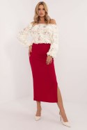 Spódnica Model MI-SD-20730.69 Red - Italy Moda Italy Moda Spódnica Model MI-SD-20730.69 Red - Italy Moda Italy Moda