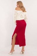 Spódnica Model MI-SD-20730.69 Red - Italy Moda Italy Moda Spódnica Model MI-SD-20730.69 Red - Italy Moda Italy Moda