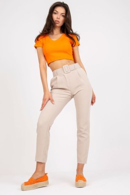 Spodnie Damskie Model DHJ-SP-12787.21X Beige - Italy Moda Italy Moda