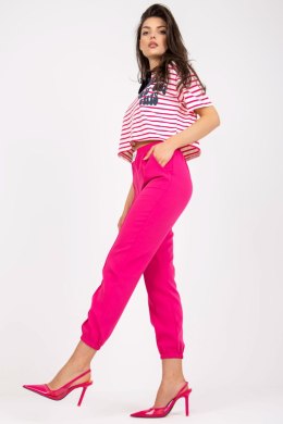 Spodnie Damskie Model DHJ-SP-15832.64 Fuksja - Italy Moda Italy Moda