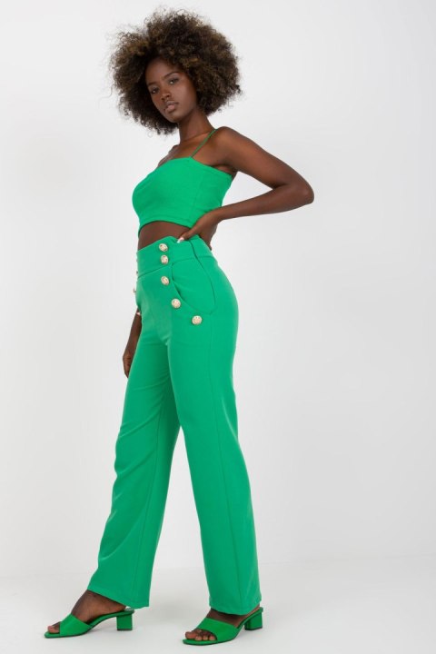 Spodnie Damskie Model DHJ-SP-16008.01X Green - Italy Moda Italy Moda Spodnie Damskie Model DHJ-SP-16008.01X Green - Italy Moda Italy Moda