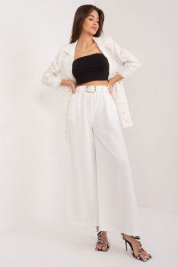 Spodnie Damskie Model DHJ-SP-5583.97 Ecru - Italy Moda Italy Moda