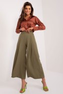 Spodnie Damskie Model DHJ-SP-7723.09 Khaki - Italy Moda Italy Moda Spodnie Damskie Model DHJ-SP-7723.09 Khaki - Italy Moda Italy Moda