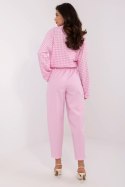 Spodnie Damskie Model DHJ-SP-8830.77 Light Pink - Italy Moda Italy Moda Spodnie Damskie Model DHJ-SP-8830.77 Light Pink - Italy Moda Italy Moda