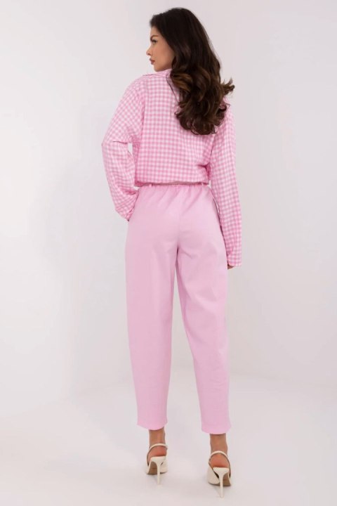 Spodnie Damskie Model DHJ-SP-8830.77 Light Pink - Italy Moda Italy Moda Spodnie Damskie Model DHJ-SP-8830.77 Light Pink - Italy Moda Italy Moda