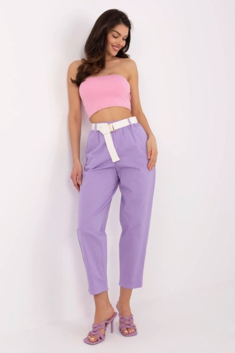 Spodnie Damskie Model DHJ-SP-8830.77 Light Violet - Italy Moda Italy Moda Spodnie Damskie Model DHJ-SP-8830.77 Light Violet - Italy Moda Italy Moda