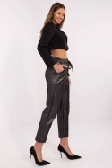 Spodnie Damskie Model MI-SP-P56901.29 Black - Italy Moda Italy Moda Spodnie Damskie Model MI-SP-P56901.29 Black - Italy Moda Italy Moda
