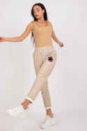 Spodnie Damskie model DHJ-SP-6096.60 Beige - Italy Moda Italy Moda Spodnie Damskie model DHJ-SP-6096.60 Beige - Italy Moda Italy Moda