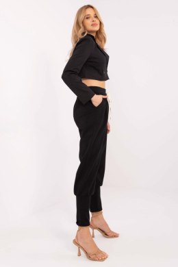 Spodnie Dresowe Model MI-SP-61700.80P Black - Italy Moda Italy Moda