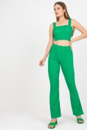 Spodnie Komplet Model DHJ-KMPL-15828 Green - Italy Moda Italy Moda Spodnie Komplet Model DHJ-KMPL-15828 Green - Italy Moda Italy Moda