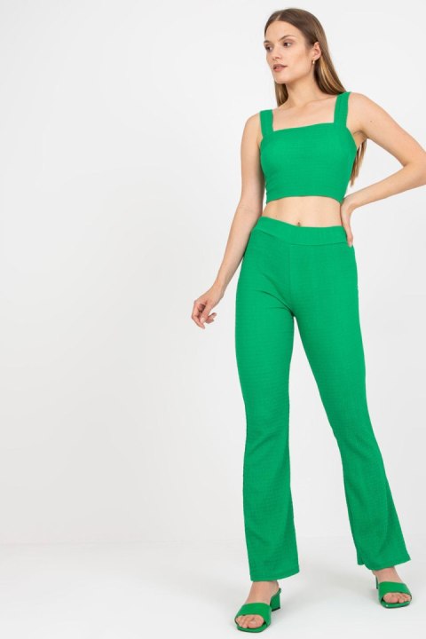 Spodnie Komplet Model DHJ-KMPL-15828 Green - Italy Moda Italy Moda Spodnie Komplet Model DHJ-KMPL-15828 Green - Italy Moda Italy Moda